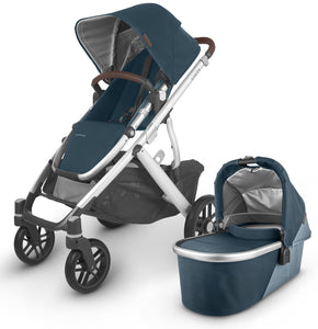 Buy the UPPAbaby Vista V2 in an eye-catching deep sea color. Sold by Mega babies.