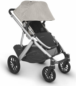 Mega babies also sells the Vista V2 stroller in a knit silver style.